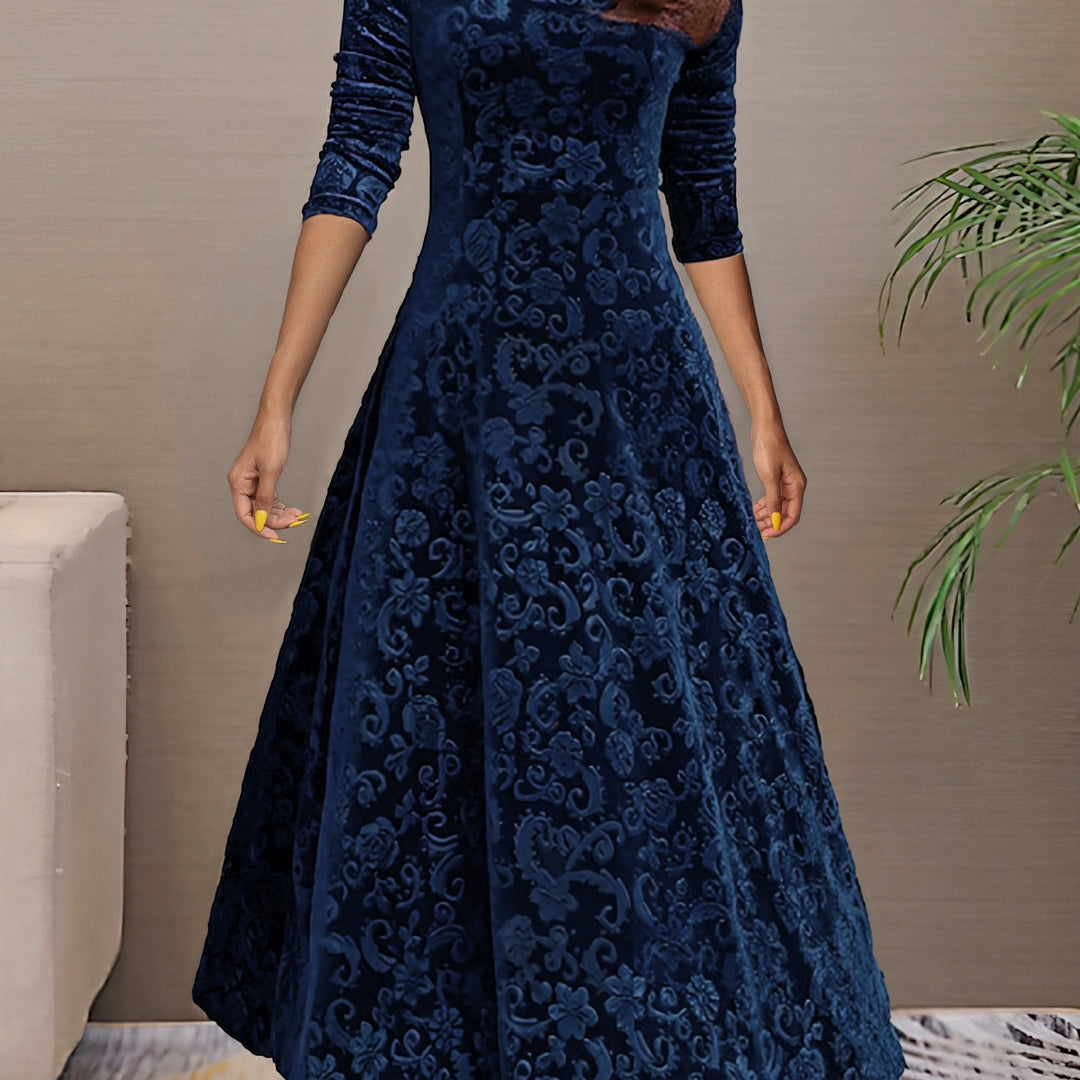 Aneta | Sukienka Elegancji Aksamitnej na Wakacje