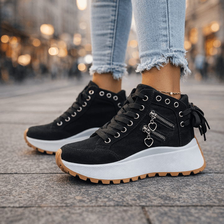 Nora™ – Miejskie Sneakersy na Platformie