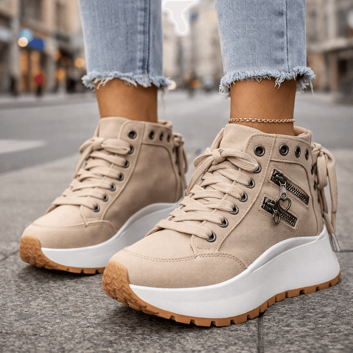 Nora™ – Miejskie Sneakersy na Platformie
