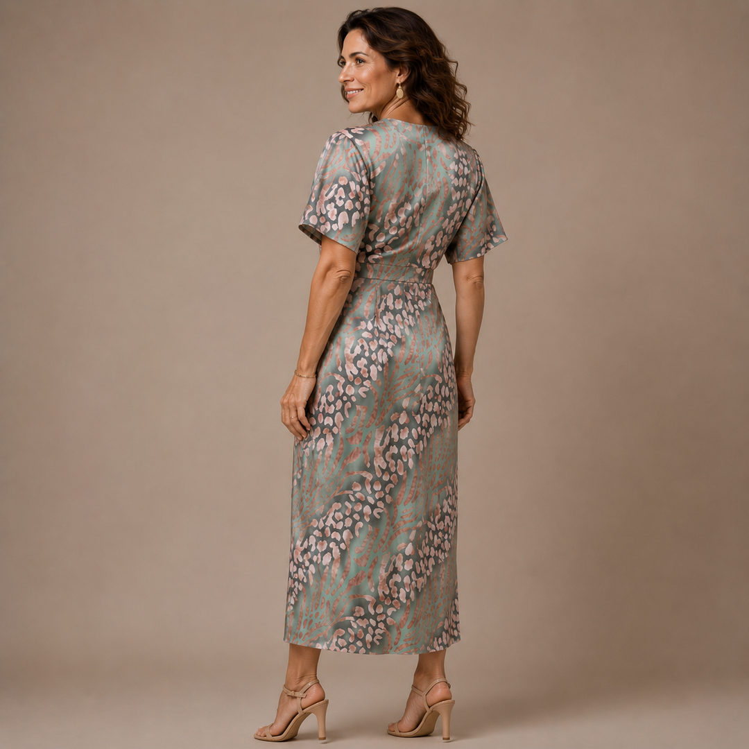 Calandra™ | Wiosenna Sukienka z Eleganckim Krojem