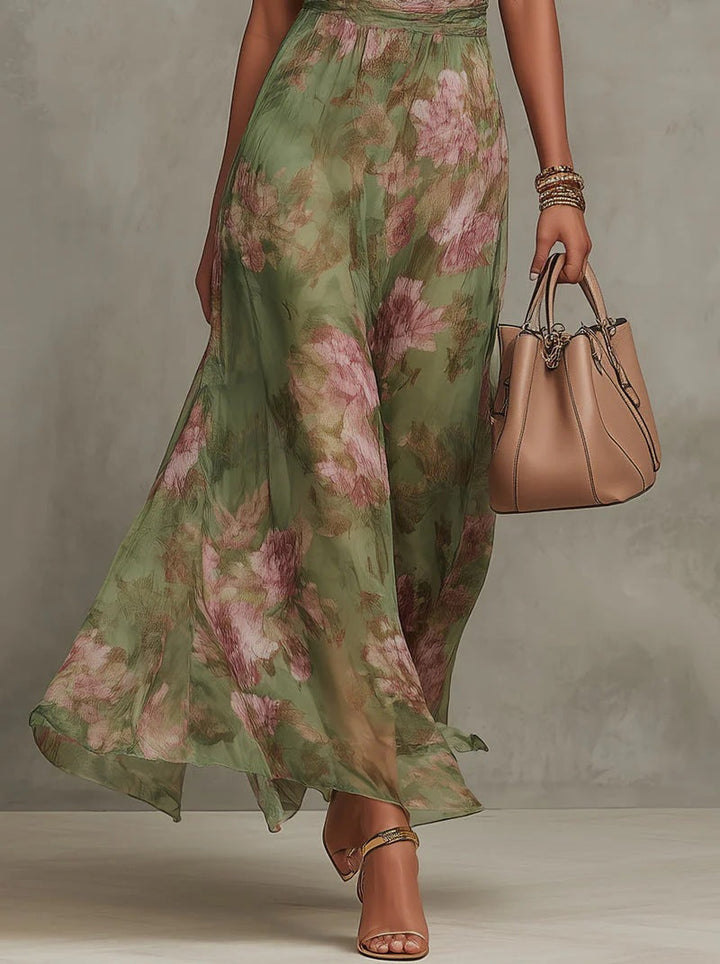 Aria™ | Plisowana sukienka maxi dla kobiet