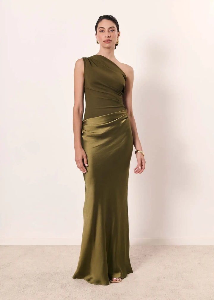 Sophia | Maxi sukienka z poczuciem winy z satyny
