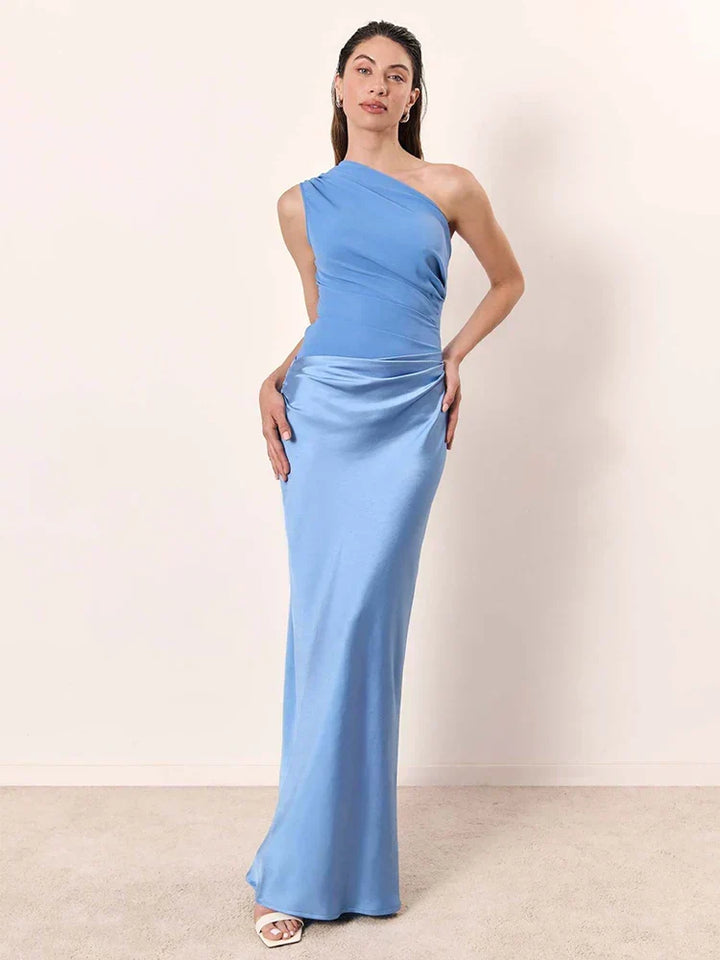 Sophia | Maxi sukienka z poczuciem winy z satyny