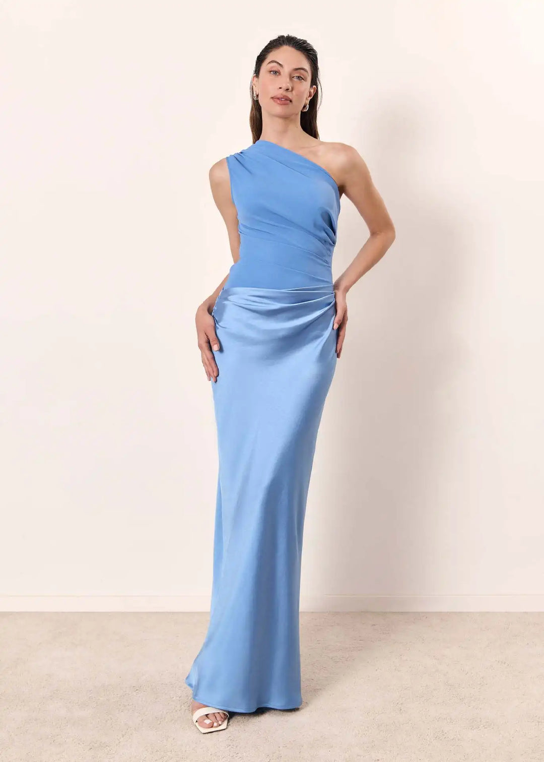 Sophia | Maxi sukienka z poczuciem winy z satyny