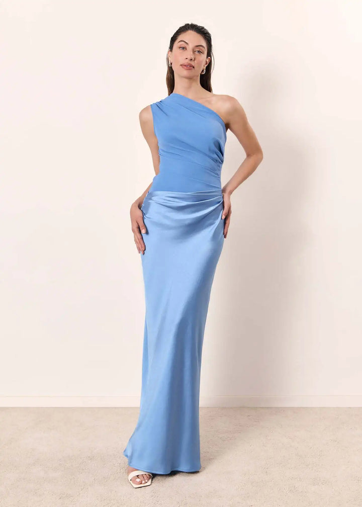 Sophia | Maxi sukienka z poczuciem winy z satyny