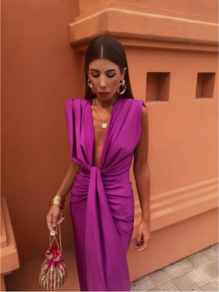Lily | Elegancka plisowana sukienka