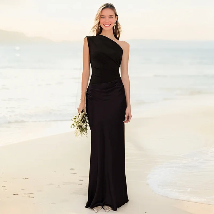 Sophia | Maxi sukienka z poczuciem winy z satyny